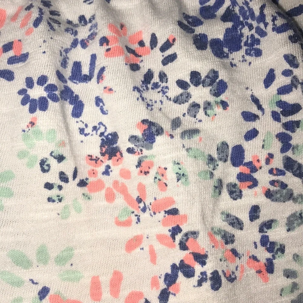 OshKosh B’Gosh Flow Tank Top Blue Orange Floral